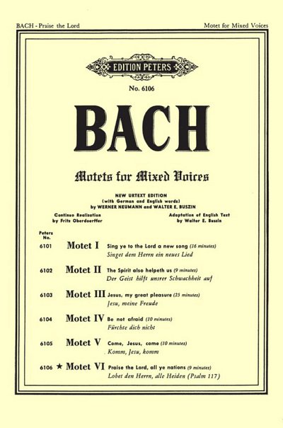 J.S. Bach: Lobet Den Herrn Alle Heiden Bwv 230