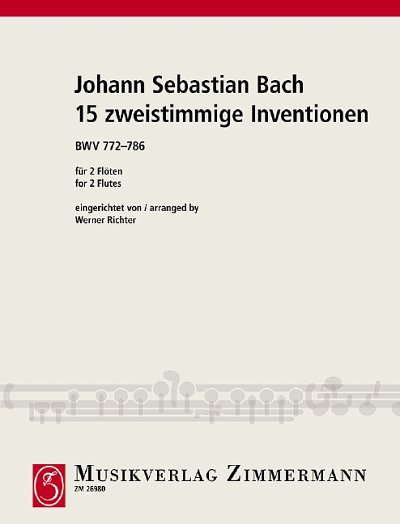 DL: J.S. Bach: 15 zweistimmige Inventionen, 2Fl
