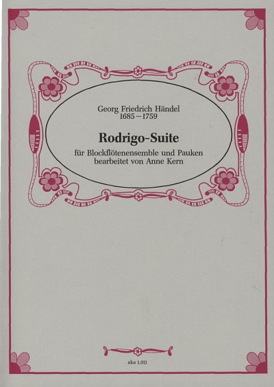 G.F. Händel: Rodrigo-Suite, Bflens/Pk (Pa+St)