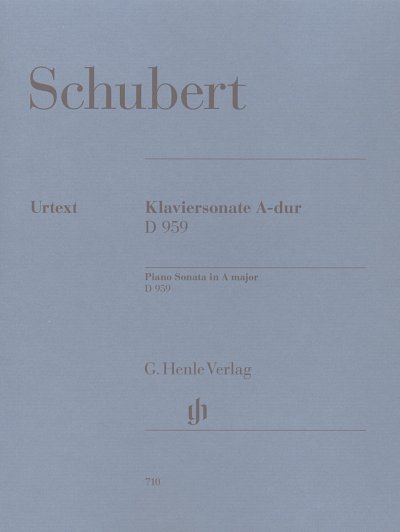 F. Schubert: Klaviersonate A-Dur D 959 , Klav