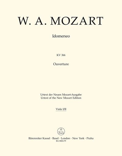 W.A. Mozart: Idomeneo KV 366, Sinfo (Vla)
