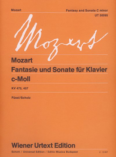 W.A. Mozart: Fantasie und Sonate c-Moll KV 475/457, Klav