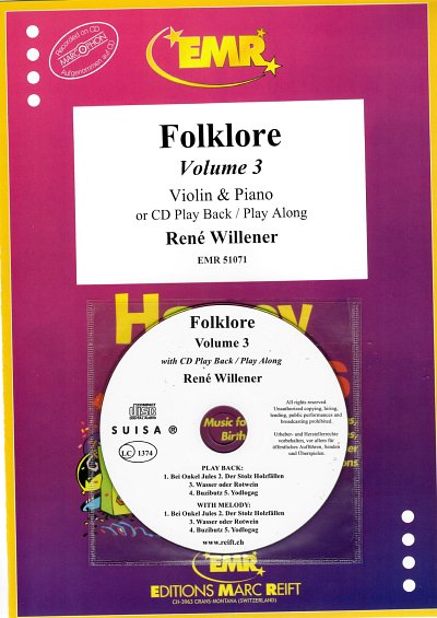 R. Willener: Folklore Volume 3, VlKlav (+CD)