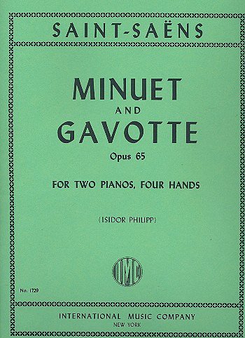 C. Saint-Saëns: Minuetto E Gavotta Op. 65 (Philipp), 2Klav