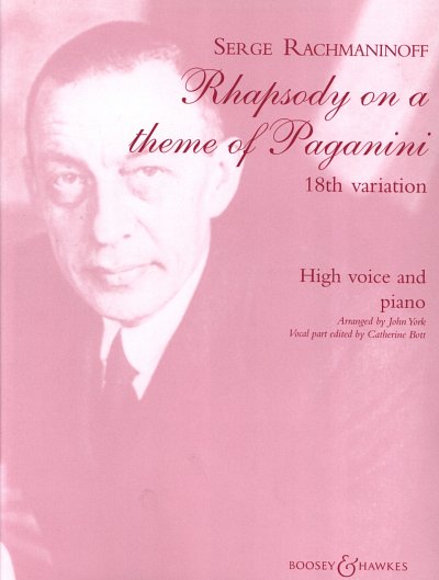 S. Rachmaninow: Rhapsody On A Theme Of Paganini 18t, GesKlav