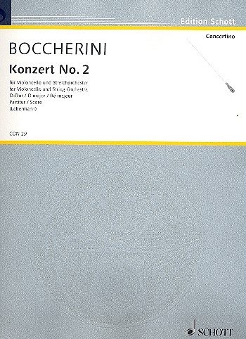 L. Boccherini: Konzert No. 2 D-Dur G 479 , VcStro (Part.)