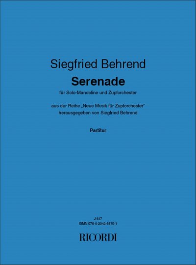 S. Behrend: Serenade (Part.)