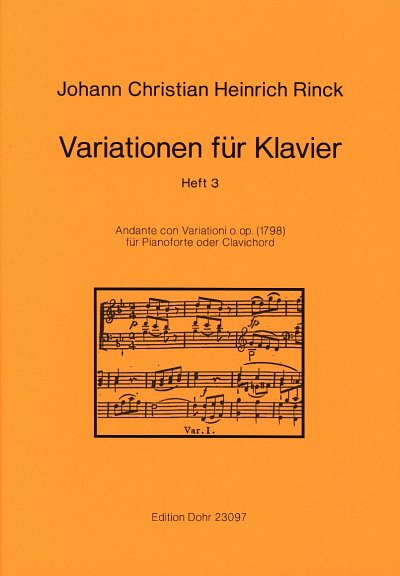 J.C.H. Rinck: Variationen 3, Klav