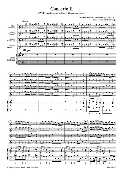 DL: J.C. Schickhardt: Concerto II aus 