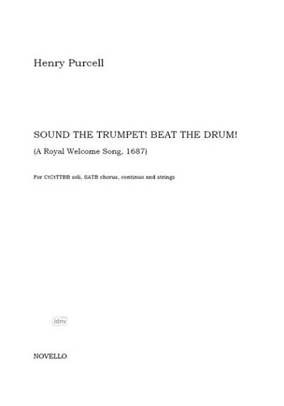 H. Purcell: Sound The Trumpet! Beat The, GesGchStrBc (Part.)