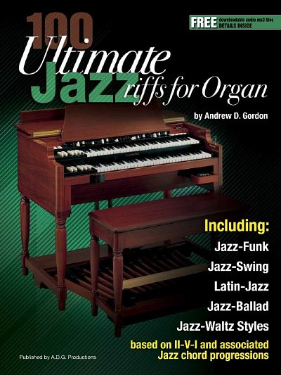 100 Ultimate Jazz Riffs for Organ, Org (+OnlAudio)