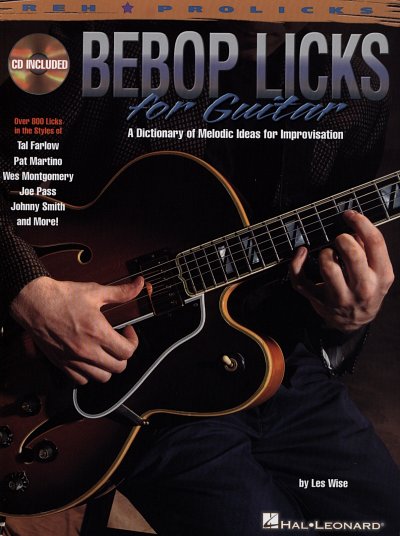 L. Wise: Bebop Licks for Guitar, Git (Tab+CD)
