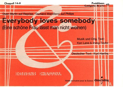I. Taylor: Everybody loves Somebody