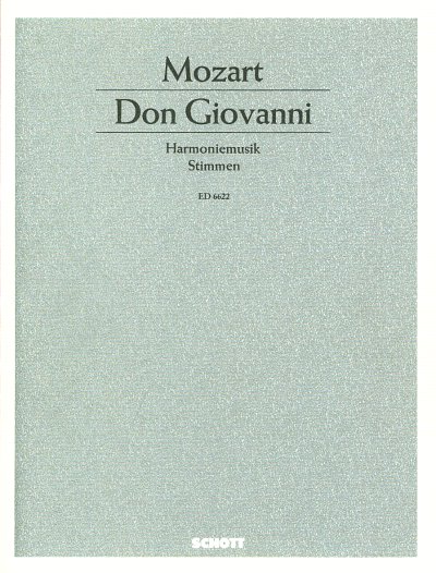 W.A. Mozart: Don Giovanni KV 527, 2Ob2Kl2Hr2Fa (Stsatz)