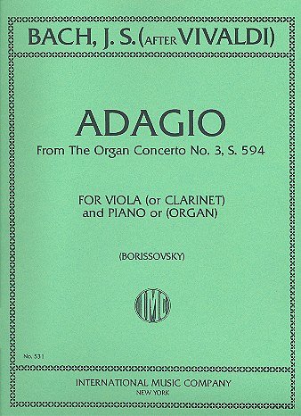 J.S. Bach: Adagio Dal Concerto N. 3 Di Vivaldi (Borisso (Bu)
