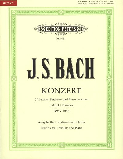 J.S. Bach: Konzert für zwei Violinen, 2VlStrBC (Klavpa2Solo)