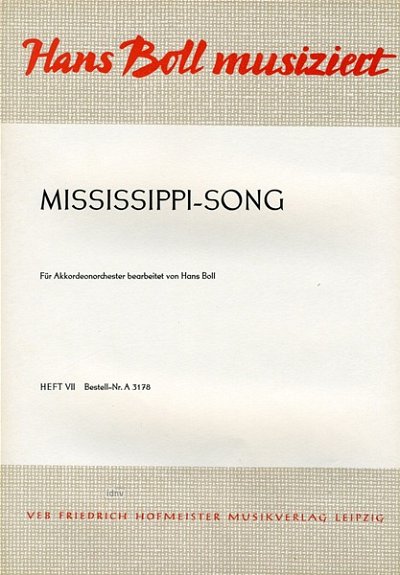 H. Boll: Mississippi-Song, AkkOrch (Part.)