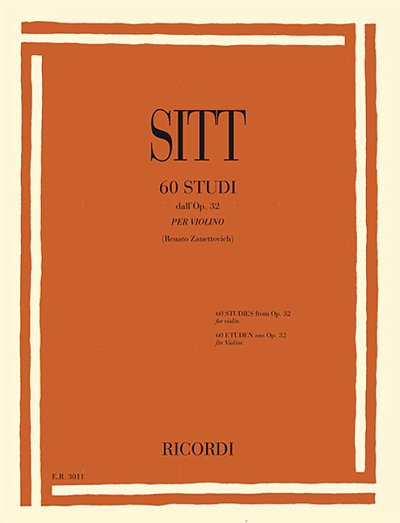 H. Sitt: 60 Studi dall'op. 32