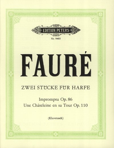 G. Faure: 2 Stuecke Fuer Harfe