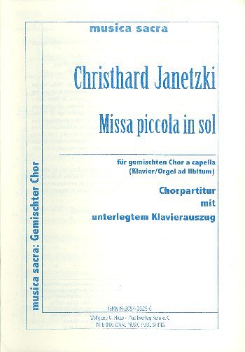 Janetzki Christhard: Missa Piccola G-Dur