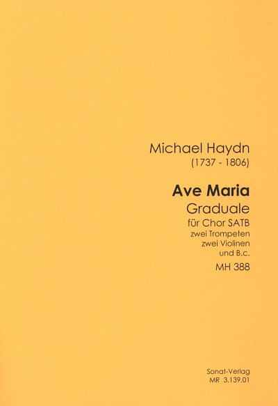 M. Haydn: Ave Maria a-Moll MH 388, Gch4Kamo (Part.)