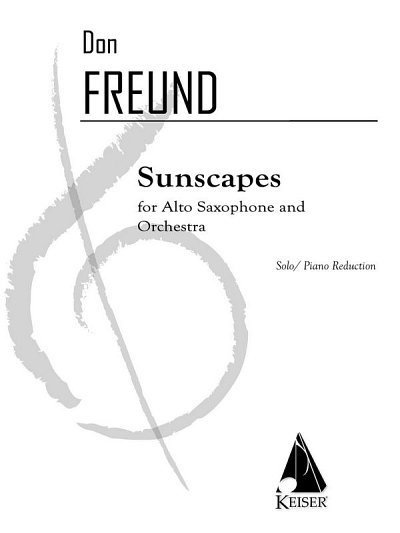 Sunscapes (Piano Reduction), ASaxKlav (Pa+St)