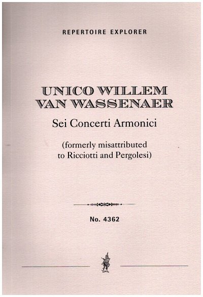 6 Concerti armonici (Part.)