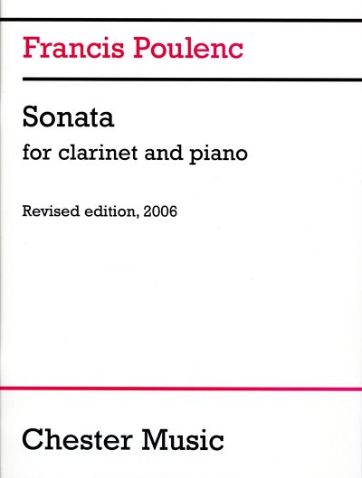 F. Poulenc: Sonata op. 184, KlarKlv (KlavpaSt)