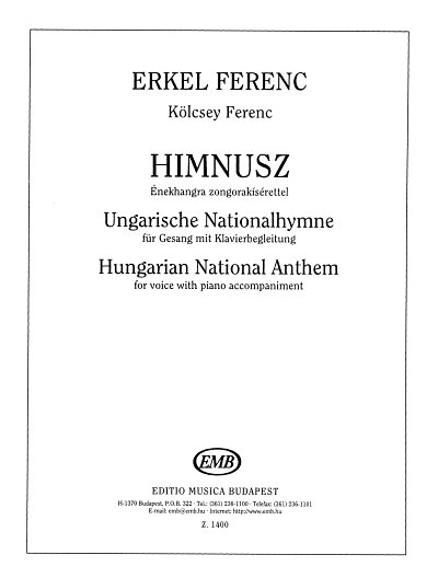 F. Erkel: Ungarische Nationalhymne, GesKlav