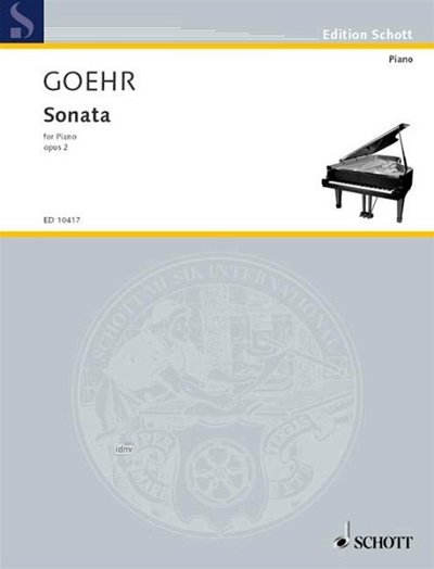 A. Goehr: Sonata in one movement op. 2 , Klav