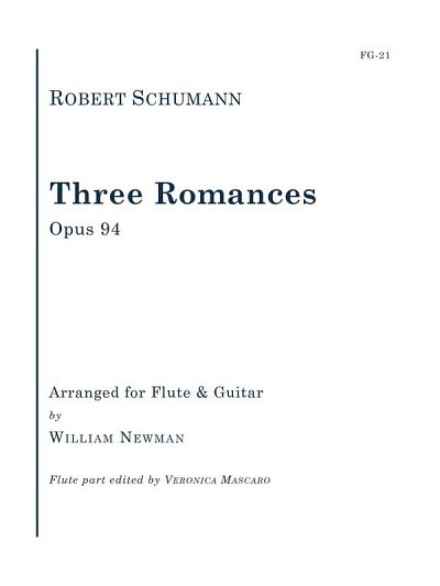 R. Schumann: Three Romances, Op. 94, FlGit (Bu)