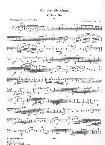 J. Rheinberger: Orgelkonzert Nr. 2 (g-moll), op.177