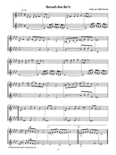 M. Curtis: Ten Klezmer Duos Two Violins
