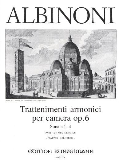 T. Albinoni i inni: Trattenimenti armonici per camera, Sonaten 1-4 op. 6/1-4