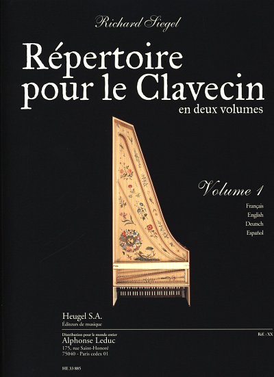R. Siegel: Répertoire pour le Clavecin 1, Cemb