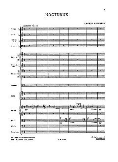 L. Berkeley: Nocturne For Orchestra Op.25, Sinfo