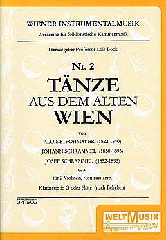 Taenze Aus Dem Alten Wien Wiener Instrumentalmusik 2