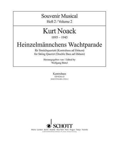 DL: K. Noack: Heinzelmännchens Wachtparade, 4Str;Kb (Kb)