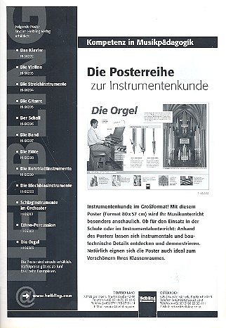 Poster Sekundarstufe: Die Orgel, Org (Poster)