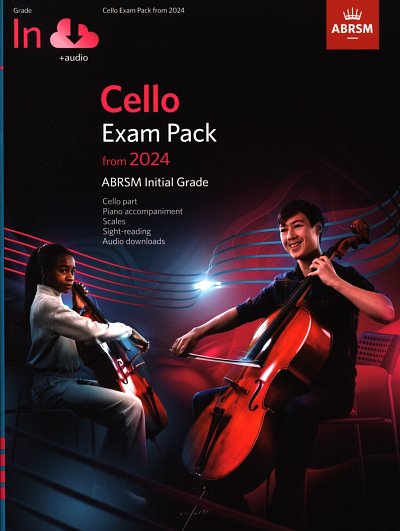Cello Exam Pack from 2024, Initial Grade, VcKlav