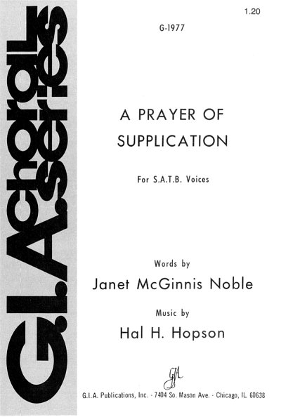H. Hopson: Prayer of Supplication, A, Gch;Klav (Chpa)