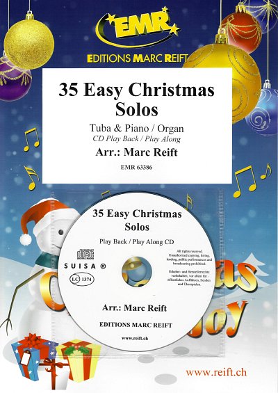 DL: M. Reift: 35 Easy Christmas Solos, TbKlv/Org