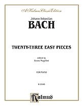 DL: Bach: Twenty Three Easy Pieces (Ed. Mugellini)