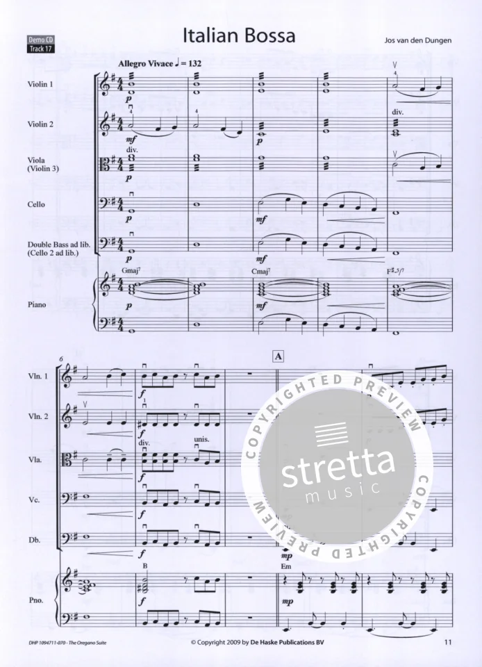 J. van den Dungen: The Oregano Suite, Stro (Pa+St) (2)
