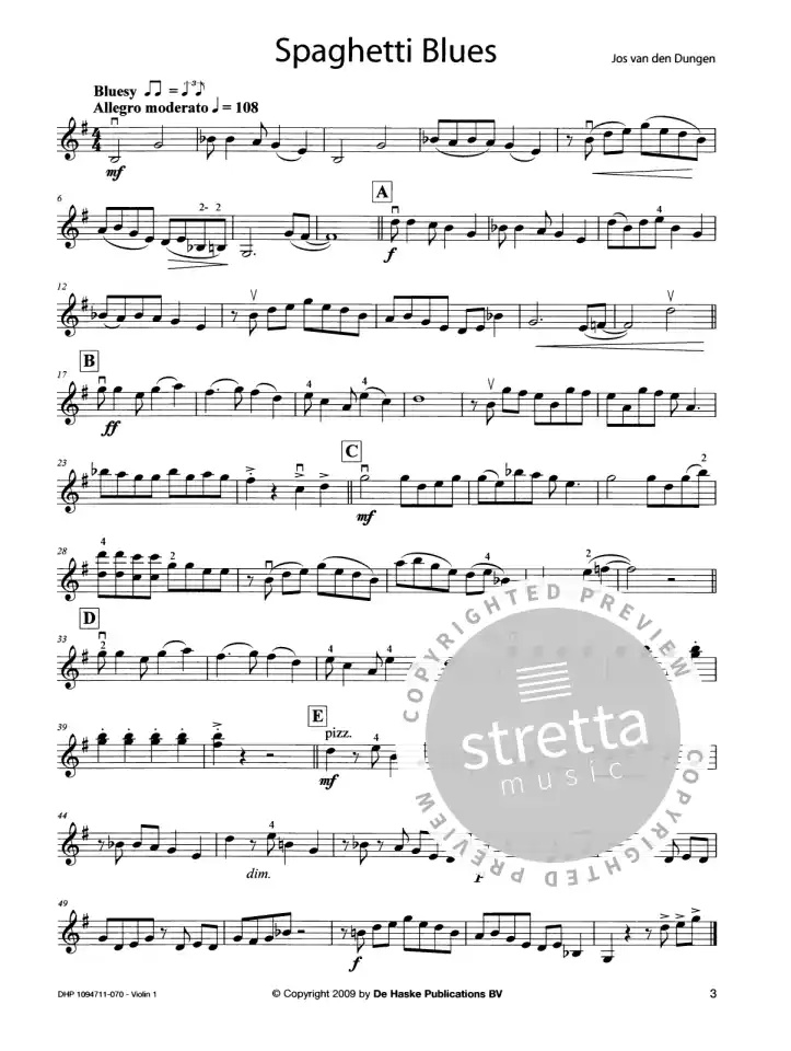 J. van den Dungen: The Oregano Suite, Stro (Pa+St) (4)