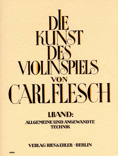 C. Flesch: Die Kunst des Violinspiels 1, Viol