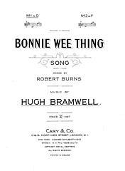 R. Burns y otros.: Bonnie Wee Thing