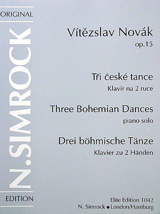 V. Novák: Drei böhmische Tänze op. 15, Klav