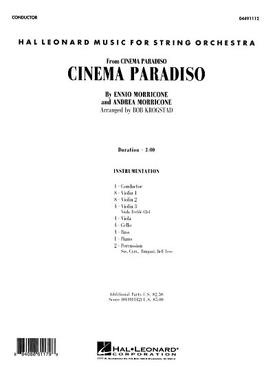 A. Morricone: Cinema Paradiso, Stro (Part.)