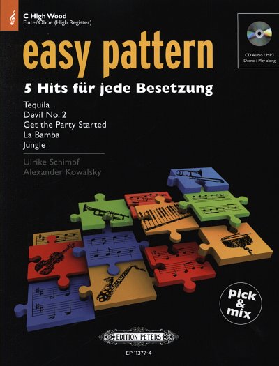 easy pattern, variables Ensemble, C hoch (Floete/Oboe)